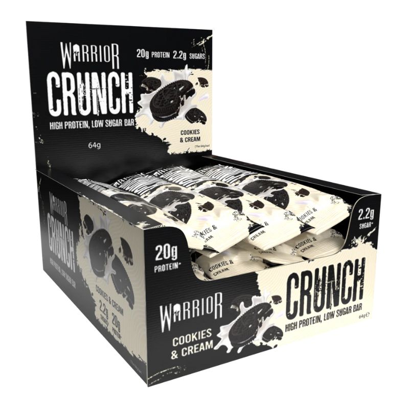 Warrior Protein Crunch Bar (64g) 64g Riegel Cookies & Cream
