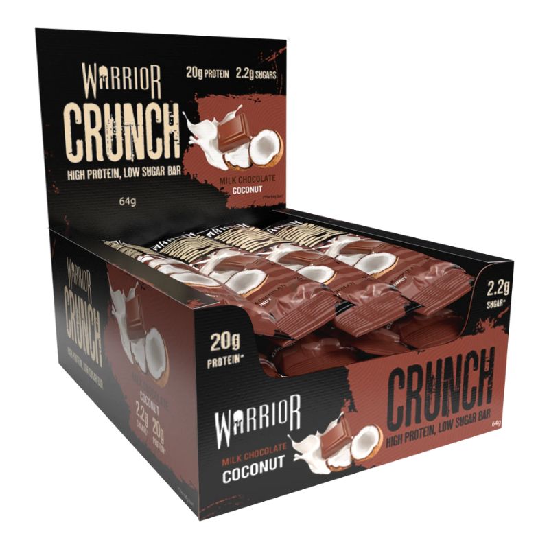 Warrior Protein Crunch Bar (64g) 64g Riegel Milk Choco Coconut