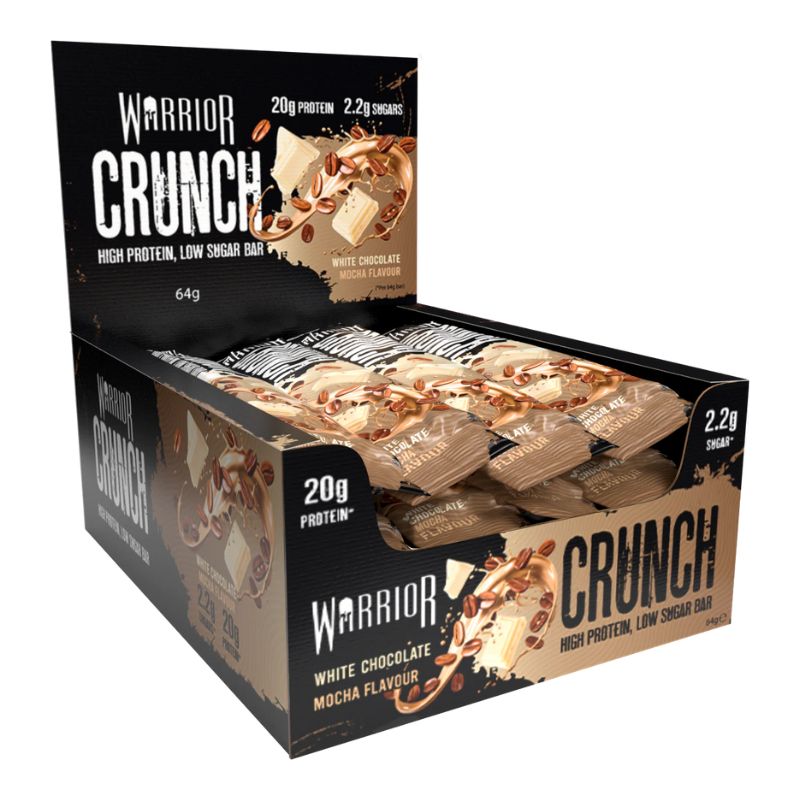 Warrior Protein Crunch Bar (64g) 64g Riegel White Chocolate Mocha