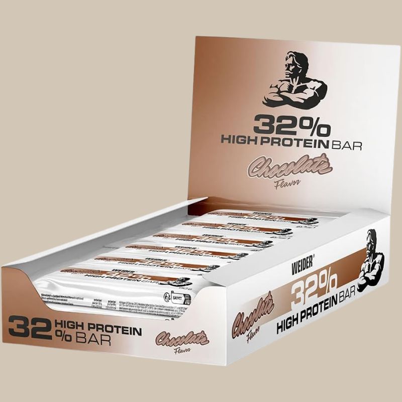Weider 32 % Protein Bar 12 x 60g BOX Chocolate