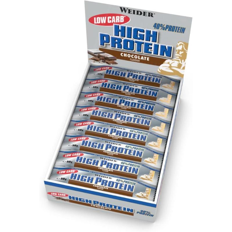 Weider 40% High Protein Bar 24 x50g BOX Schokolade