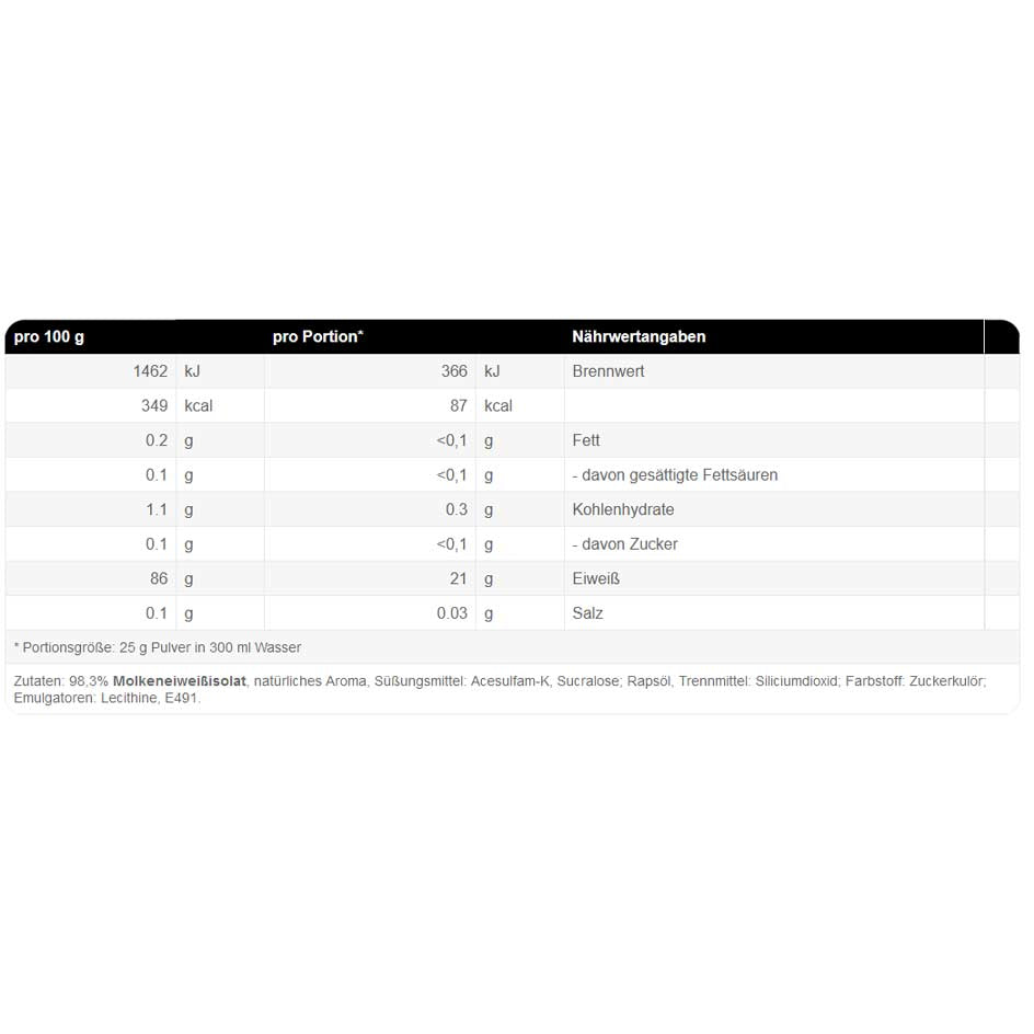 Weider Clear Isolate 500g (MHD Ausverkauf)