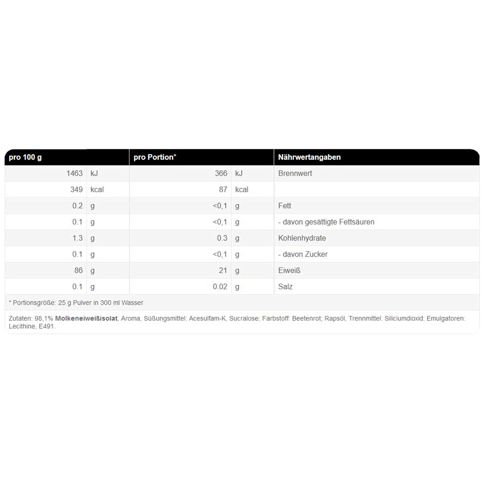 Weider Clear Isolate 500g (MHD Ausverkauf)