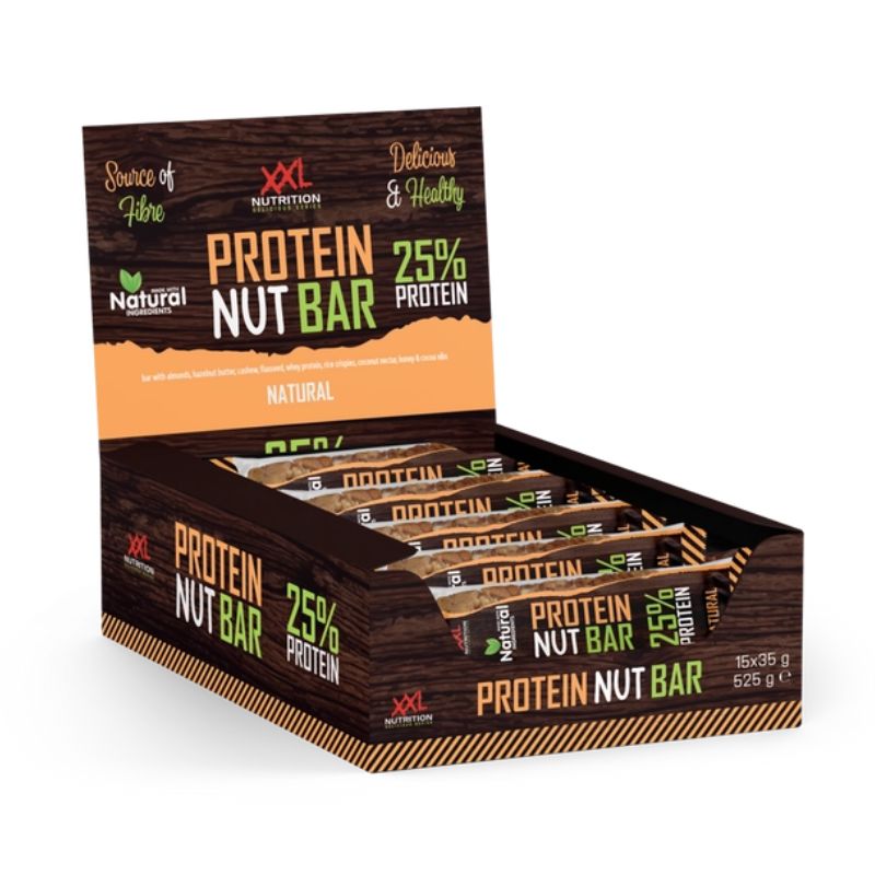 XXL Nutrition Protein Nut Bar 12 x 35g BOX